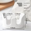 Slow Slog Double Sponge Holder, 2 Slot Diatomite Stone Sponge