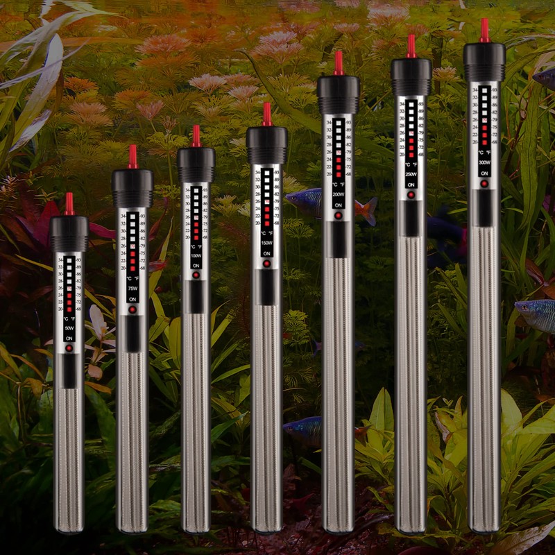 Aquatop 75W Aquarium Submersible Glass Heater – Fully Submersible for