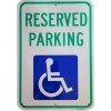 Afterprints Reserved Parking Van Accessible Metal Sign Handicapped Disabled Notice