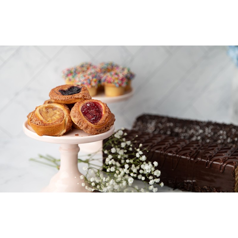 Fruit Danishes | Mini Cinnamon Buns Topped With Cherry Filling