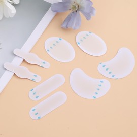 24 Pcs Blister Bandages for Feet, 4 Sizes Hydrocolloid Bandages, Invisible Blister Guard to Protect Recovery for Heel Toes Forefoot Fingers (transparent)