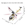 Remote Control Aircraft Toy 3.5 Channel Drop Resistance Alloy USB
