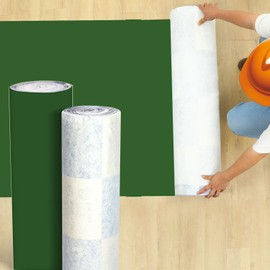 40 in x 100 ft Temporary Floor Protection, 40 mil Floor Covering for Protection, Heavy Duty Floor Protection Sheet -Paint Proof, Protective Film for Construction and Renovation