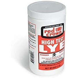 Lye for Soap Making, Sodium Hydroxide for Soap Making, Pure Lye, Food Grade Lye, Caustic Soda, Drain Cleaner and Clog Remover, High Test Lye Food Grade, 2lbs.