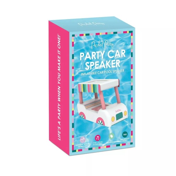 Packed Party Inflatable "Party Car" Waterproof Floating Bluetooth Speaker for