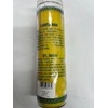 St. Anne (Santa Ana) unscented Yellow Pillar Candle in Glass