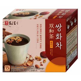 Damtuh Ssanghwa Tea Plus (Black Herbal Tea) 15 Sticks  - Damtuh Ssanghwa Tea Plus (Blac