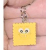 Spongebob SquarePants Cookie Zipper Pull & Keychain Add On Clip!!