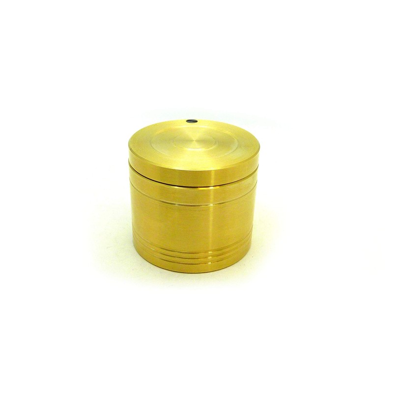 Brass Stash Box Ring Box - HAND MACHINED IN THE