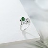 Gem Stone King 925 Sterling Silver Green Nano Emerald Sky