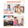 ZYLOHA Toddler Sensory Table and Chair Set, Kids Sensory Bin