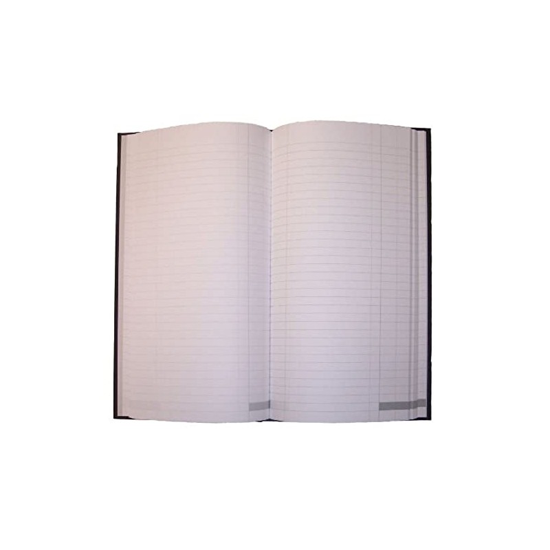 Collins Ideal Single Cash Manuscript Book - 192 Pages, Black