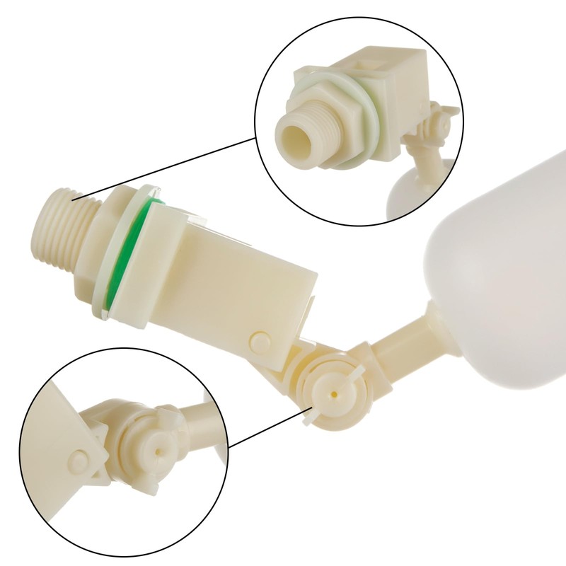 EATHEATY 6 Pack 1/2 Inch Float Valve Plastic Water Float