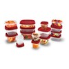 Rubbermaid Easy Find Lid 34 Piece Food Storage Container Set