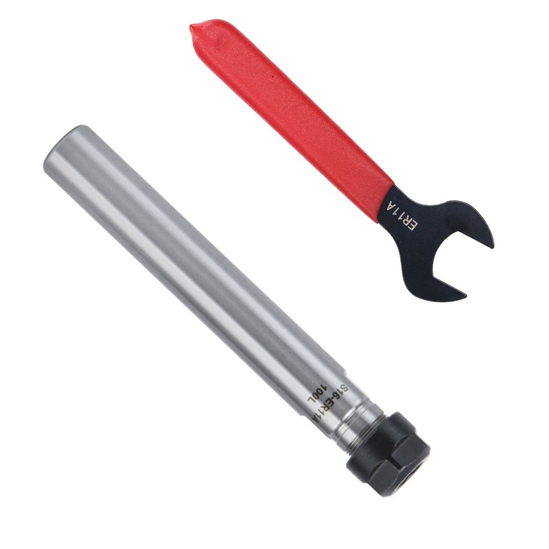 Straight Shank Tool Holder ER11 Collet Extension Rod CNC Lathe