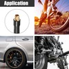 QUARKZMAN Car Tyre Inflator Extension Hose 80 cm Lining Adapter