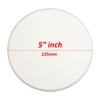 Wideskall® White Round Door Knob Wall Shield Self Adhesive Protector