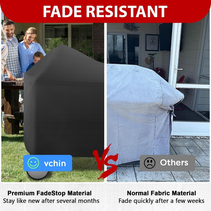 vchin 7152 Grill Cover for Weber Performer Deluxe 22 Inch