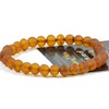 Baltic Amber Bracelet for Adults Made on Elastic Band- Natural