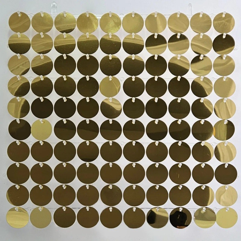 Shimmer Wall Panel Decorativo 4d Lentejuela Redondo 30 Pzs