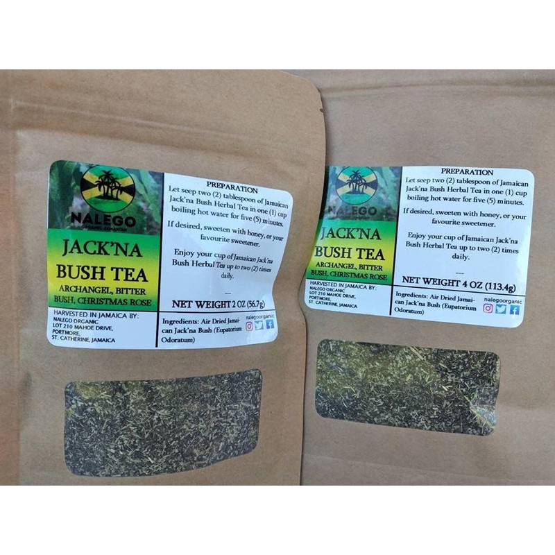 Nalego Jamaican Jack'na Bush Herbal Tea - 100% Wildcrafted -
