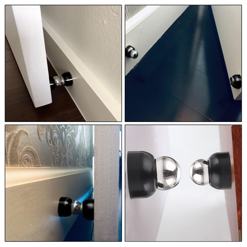 IGNPION Set of 2 Door Holder Mini Magnetic Door Stoppers
