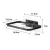 Yamazaki 1567 Film Hook, Foldable, Drainage Net Holder, Black, W