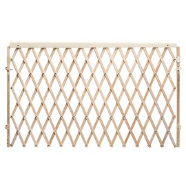 Evenflo Expansion Walk-Thru Room Divider Baby Gate, Natural Wood