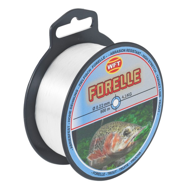WFT Target fish trout 500 m clear fishing line for