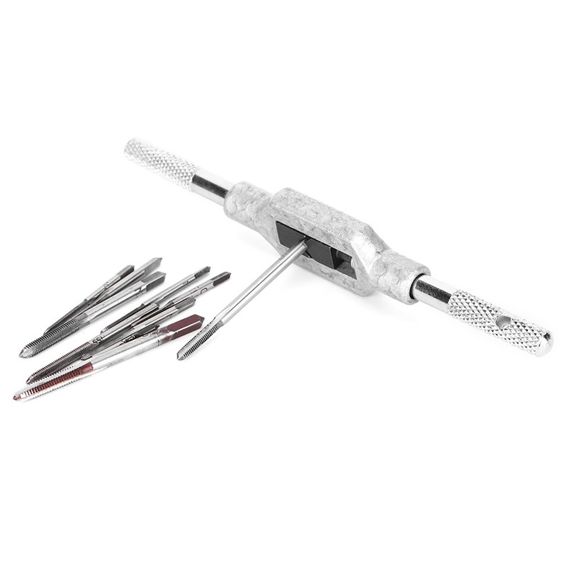 11PCs Mini Screw Tap Set Tapping Tool Screw Machine Accessory