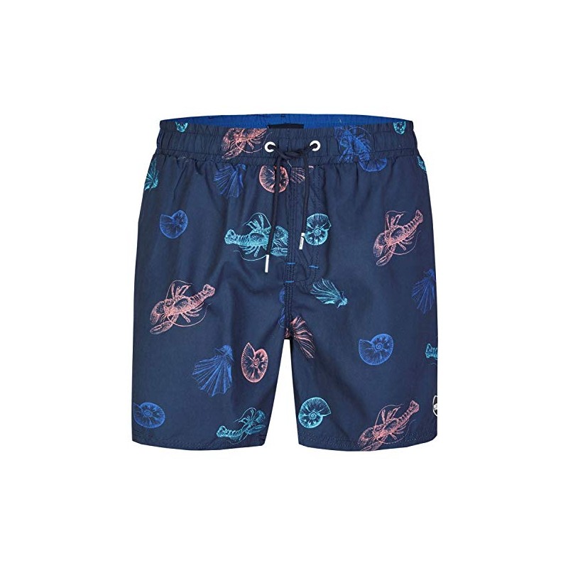 Happy Shorts Men's Swimming Shorts Beach Shorts Lobster Shells Sea