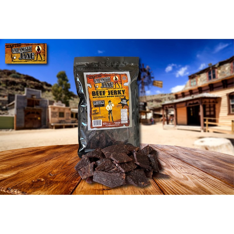 Calamity Jane Beef Jerky Original Smoked Flavor One Pound Resealable