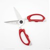 Kiya Kitchen Scissors, Nocturne, Cooking Scissors, Made in Japan (Red)