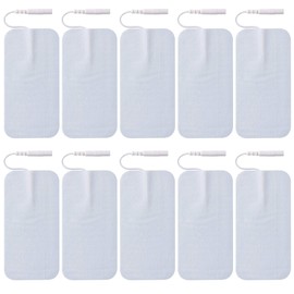LiteTour 10 Pieces Large Electrode Pads for TENS Unit Replacement Pads for TENS Machine