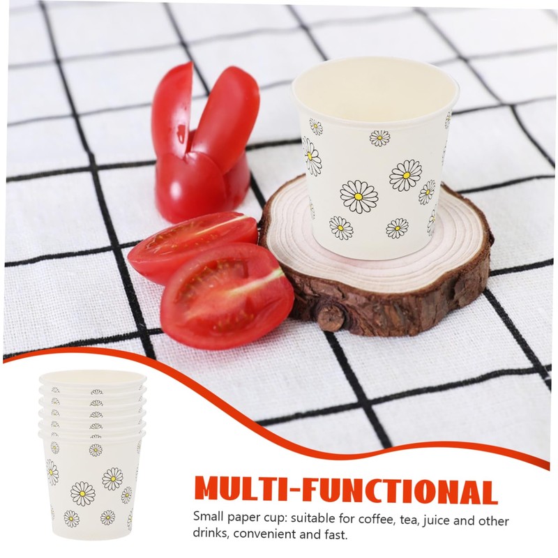 Ciieeo 100pcs Paper Snack Cups Small Cups for Home Bathroom