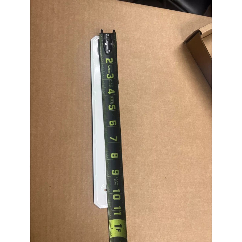 Downspout Straps ALUMINUM STRAP AROUND GUTTER DOWNSPOUT STRAPS 2x3 WHITE