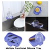 MicoYang MicoYang Silicone Bathroom Soap Dishes with Drain Spout-Bathroom and
