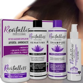 Keratina Brasileña Profesional Extra Lacio Y Brillante Kit
