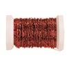 Glorex Effect Wire 0.3 mm Metal Wire, Red, 9.5 x