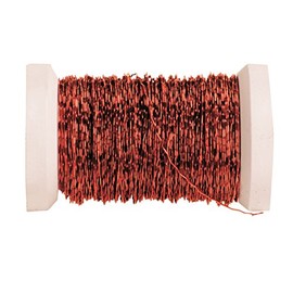 Glorex Effect Wire 0.3 mm Metal Wire, Red, 9.5 x 8.5 x 3 cm