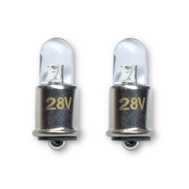 #327 LED Replacement Bulb | 28-Volt DC | Bi-Polar Contacts | Midget Flanged Base | Replaces Filament Bulb Numbers: 327, 387, 376, S3368-2, MS25237-327, AN3140-327