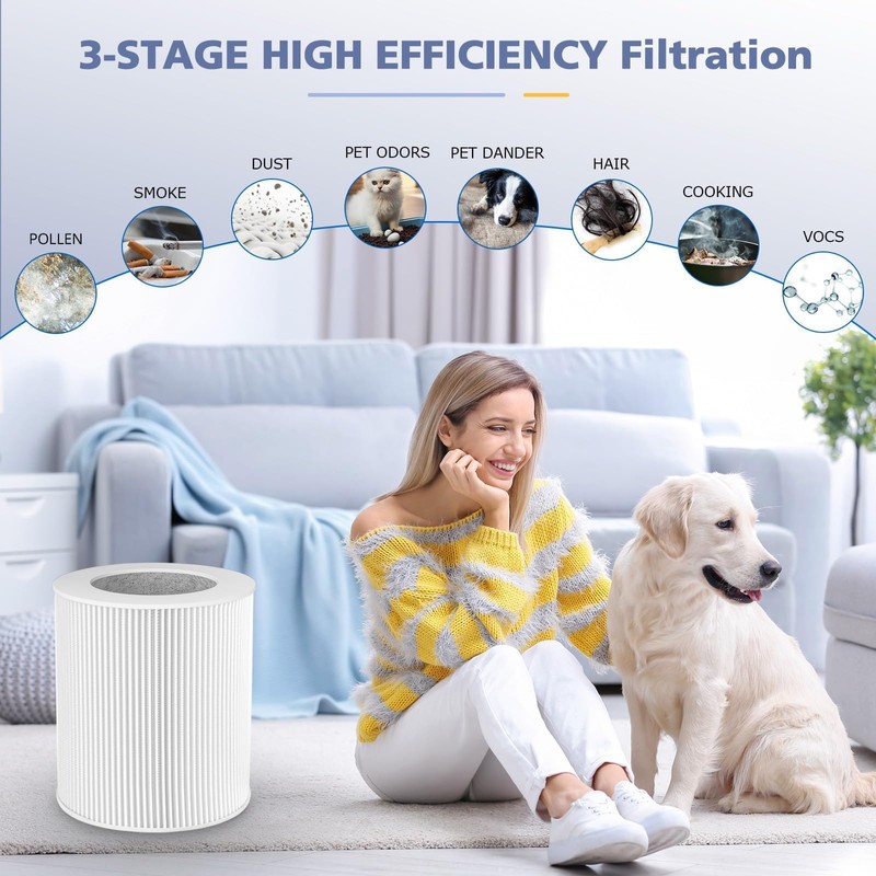 Ecofort HP670 Replacement Filter Compatible with Hunter HP670 Large Tower