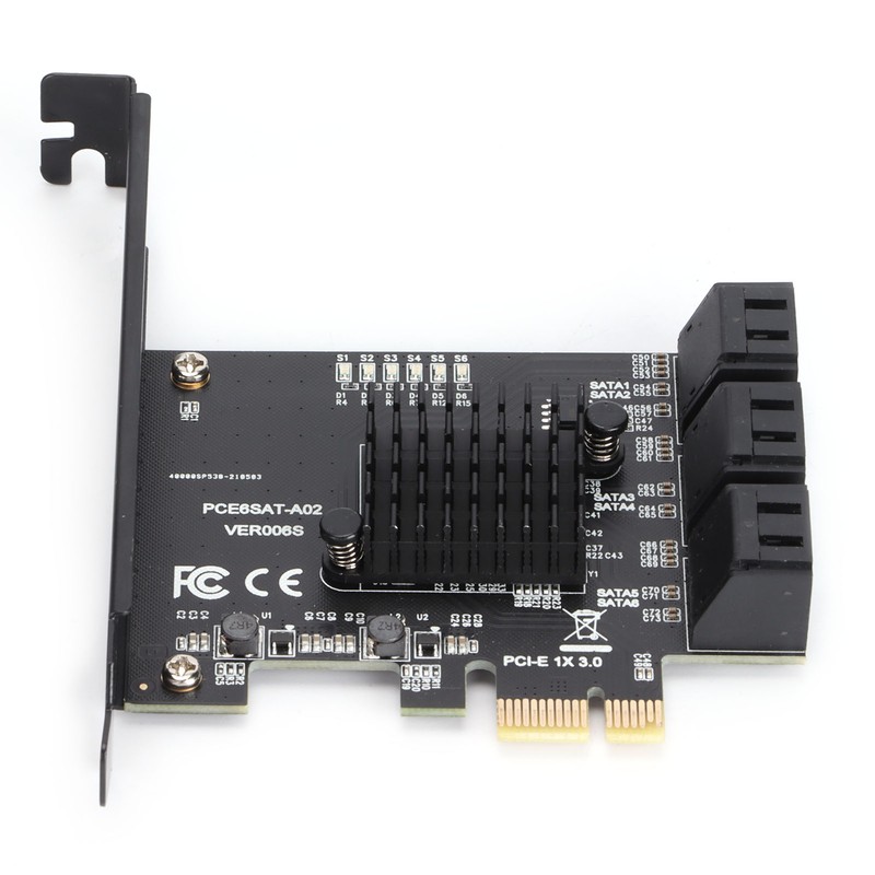 Hard Disk Expansion Card 6.0 Gbps PCIE to SATA 6G