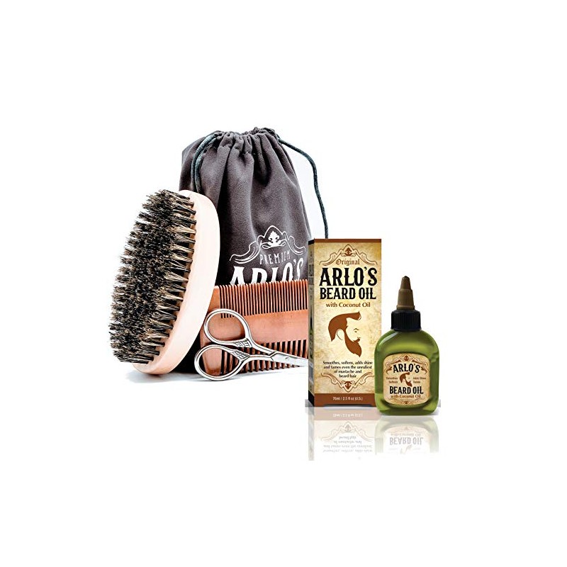 Arlo's Kit de cuidado de barba premium para hombre de
