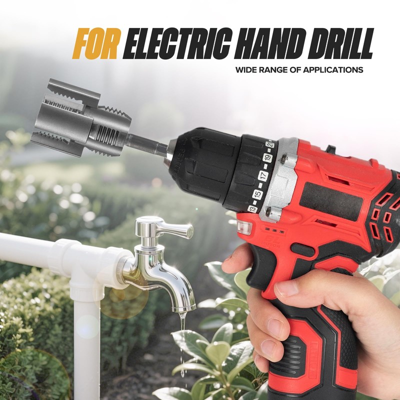 Pipe Thread Cutting Tool, Integrated Internal & External Pipe Threading