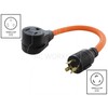 AC WORKS 6-50 Welder Adapter (L6-20 20A 250V 3-Prong Locking