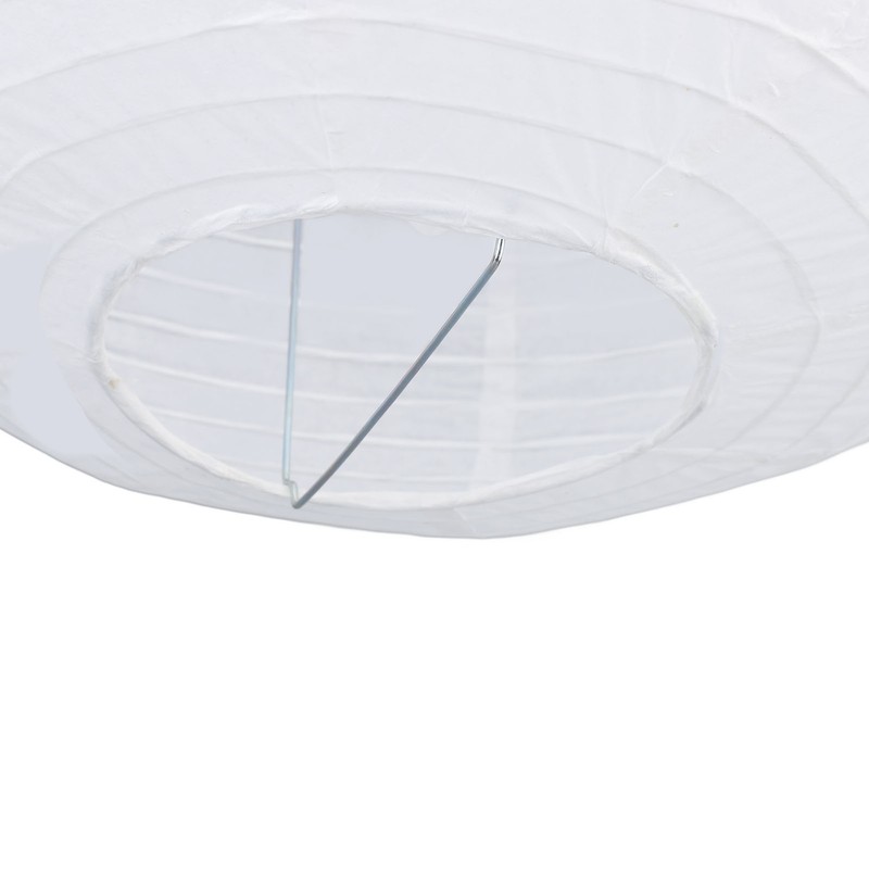 White Round Paper Lantern Light Decorative Soft Light Easy to