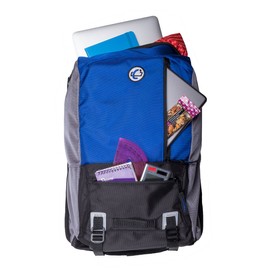 Case-It The Classic Laptop Backpack, Fits 13 Inch and Some 15 Inch Laptops, Blue (BKP-303-BLU)