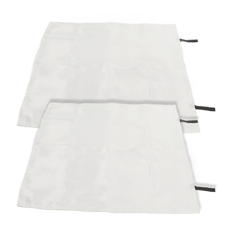 2pcs Emergency Fire Blanket Fiberglass Good Insulation Easy to Use