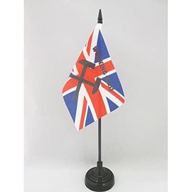 AZ FLAG UK WORKING CLASS 10 x 15 cm with Rim Office English UK 10 x 15 cm